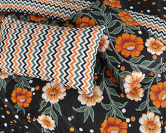 Midnight Blossom Comforter Set – 7 PCS