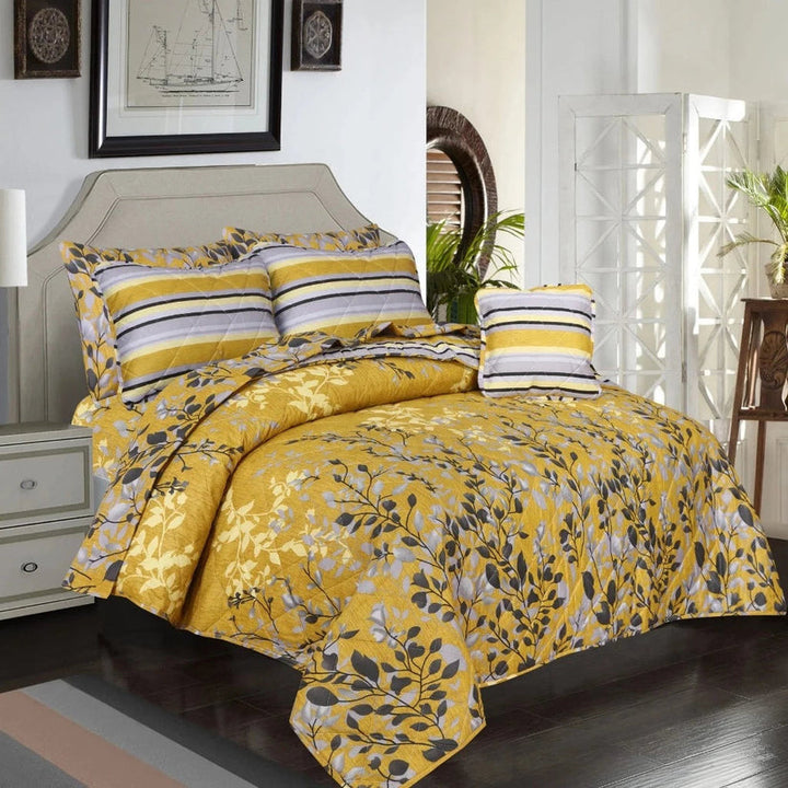 Radiant Blossom Comforter Set – 7 PCS