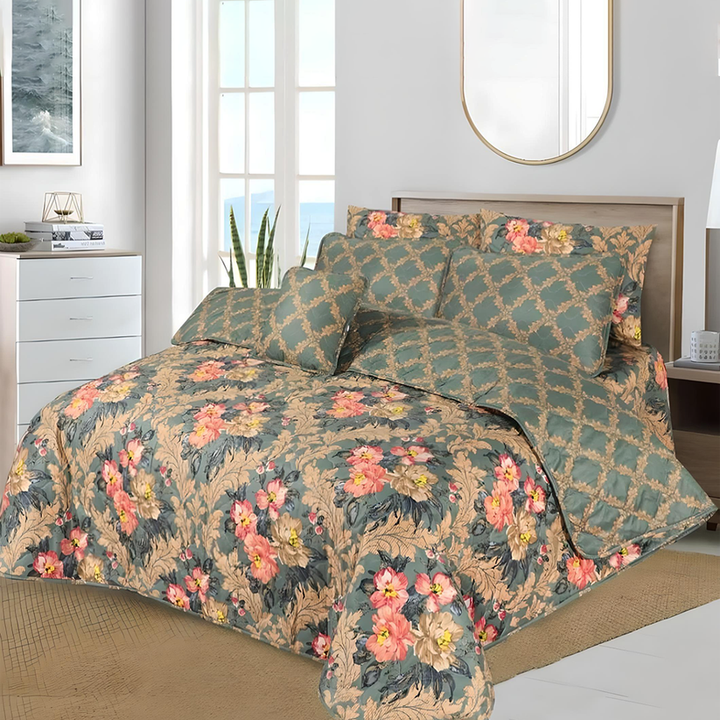 Petal Dream Comforter Set – 7 PCS