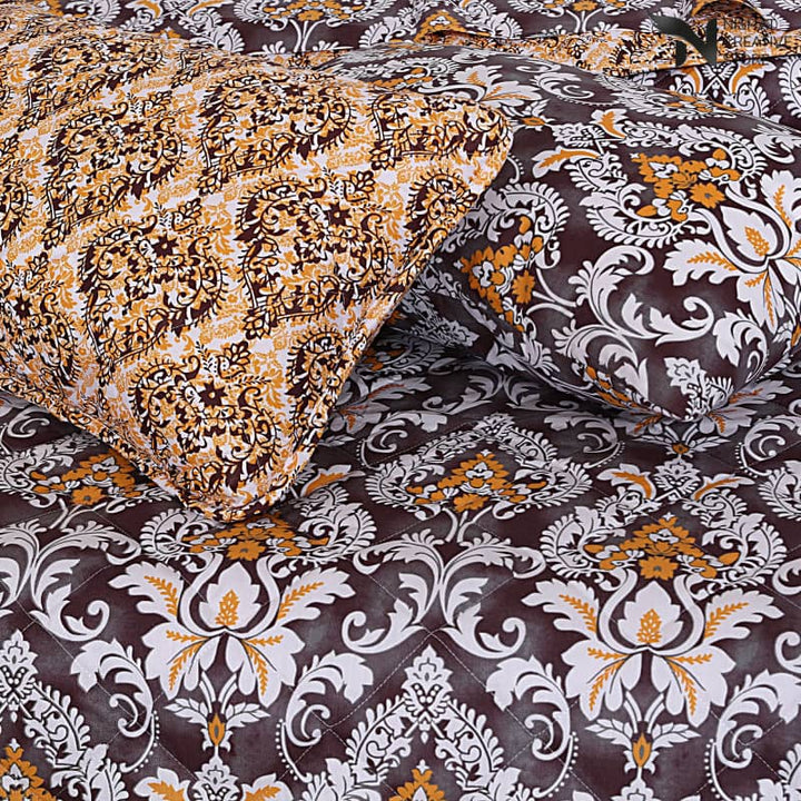 Monochrome Elegance Comforter Set – 7 PCS